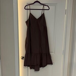GAP Brown High Low Dress